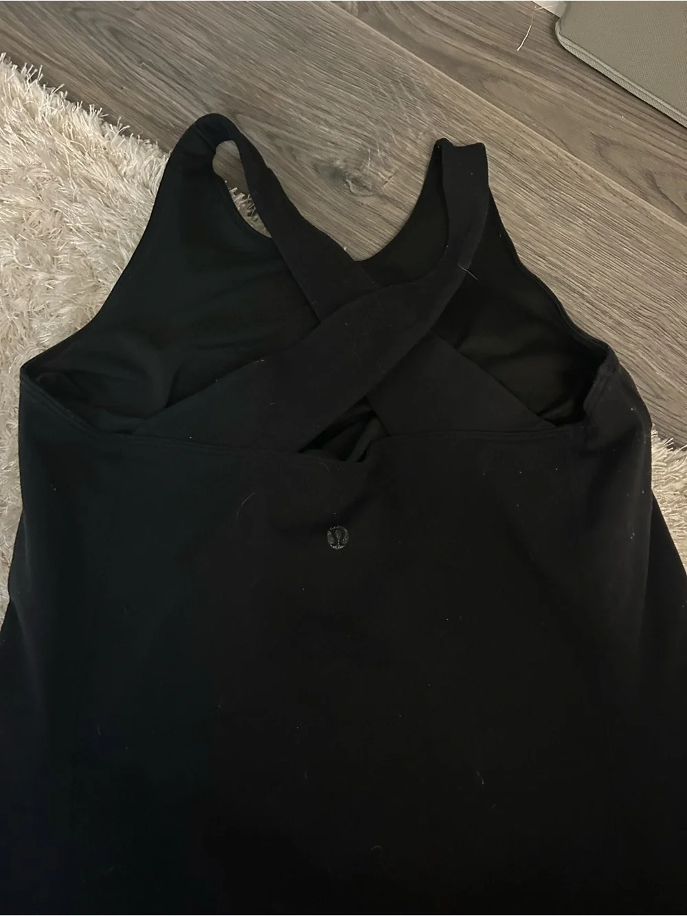 lululemon athletica Women’s Black Cross-Back Tank Top